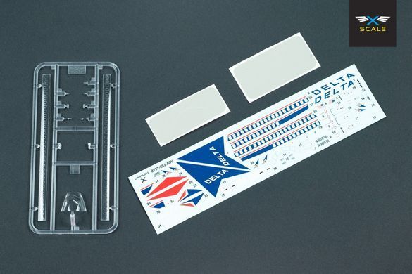1/144 Boeing 737-2S3 "Delta Airlines" пасажирський літак (X-Scale 144012), збірна модель