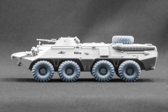 1/72 Колеса DT-126 Snaga для БТР-80 звичайні, 9 штук та комплект ковпаків, 3D-друк (ScaleX WM72014)