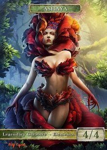 Ashaya #2 Token Magic: the Gathering (Токен) GnD Cards