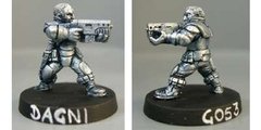 HassleFree Miniatures - Dagni, Light infantry trooper with SMG - HF-HFG053