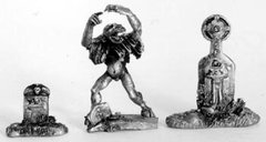 RAFM Miniatures - 28-30 mm Master of Ghouls with Tombstones - RAF3889