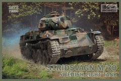 1/72 Stridsvagn m/39 шведский легкий танк (IBG Models 72034) сборная модель