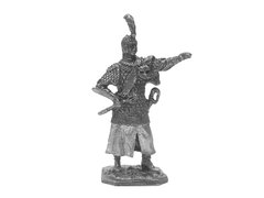 54мм Офицер польско-литовских гусар, коллекционная оловянная миниатюра