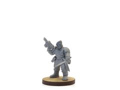 Imperial Guard Cadian Sergeant, мініатюра Warhammer 40.000, пластикова (Games Workshop)