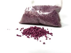 Камни мелкие (щебень) фиолетовые для подставок, макетов и диорам