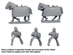 Темные века (Dark Ages) - Klibanophoroi with kontos (3) - Crusader Miniatures NS-CM-DAB104
