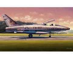 1/48 F-100F Super Sabre американский истребитель (Trumpeter 02840), сборная модель