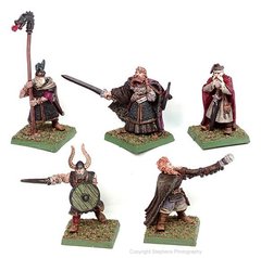 Dwarf Wars - Nordvolk King and Retinue - West Wind Miniatures WWP-DW-505