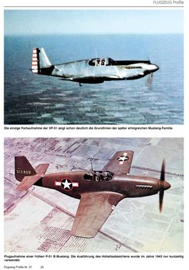 Монография "North American P-51 Mustang. Flugzeug Profile 37" K. H. Regnat (на немецком языке)
