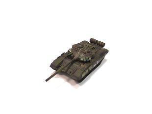 1/100 Танк Т-72Б трофейний Збройних Сил України, готова модель, авторська робота