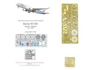 1/144 Фототравление для Boeing 767-300, для моделей Звезда (Микродизайн МД 144219)