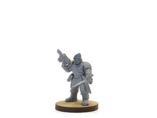 Imperial Guard Cadian Sergeant, миниатюра Warhammer 40.000, пластиковая (Games Workshop)
