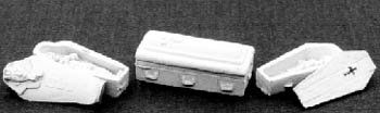 RAFM Miniatures - 28-30 mm Coffins (4) - RAF4580