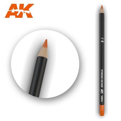 Карандаш для везеринга и эффектов "Охра" (AK Interactive AK10014 Weathering pencils STRONG OCHER)