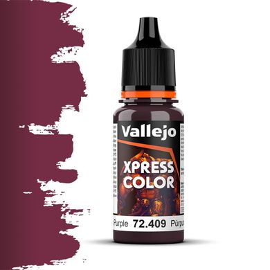 Deep Purple Xpress Color, 18 мл (Vallejo 72409), акрилова фарба для Speedpaint, аналог Citadel Contrast