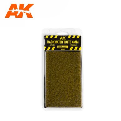 Пучки травы черно-зеленые, высота 4 мм (AK Interactive 8122 Blackwater tufts)