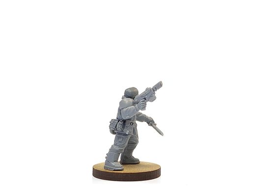 Imperial Guard Cadian Sergeant, мініатюра Warhammer 40.000, пластикова (Games Workshop)