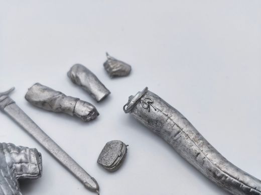 70мм Норманський воїн, Битва при Гастінгсі 1066 року (Elite Miniaturas BS/70.17 The Norman Warrior, Battle of Hastings 1066), колекційна олов'яна мініатюра