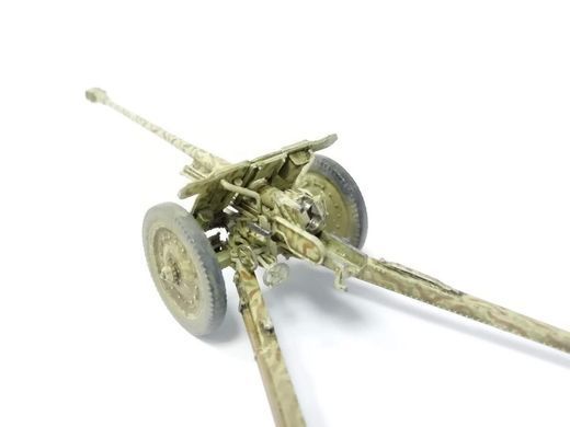 1/72 76-мм противотанковая пушка Pak 36(r) (трофейная Ф-22), готовая модель авторской сборки