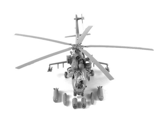 1/72 Миль Ми-24В/ВП ударный вертолет, сборная модель