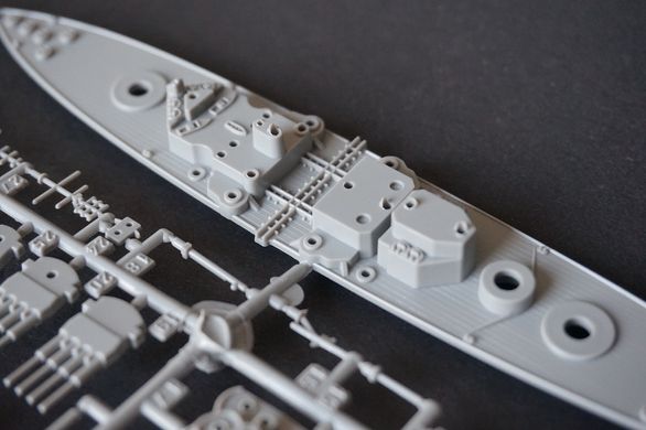 1/1200 HMS Duke of York британський лінкор, серія Model Set з фарбами та клеєм (Revell 65182), збірна модель