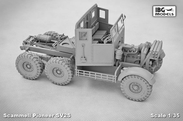 1/35 Scammell Pioneer SV2S армейский эвакуатор (IBG Models 35029) ИНТЕРЬЕРНАЯ модель