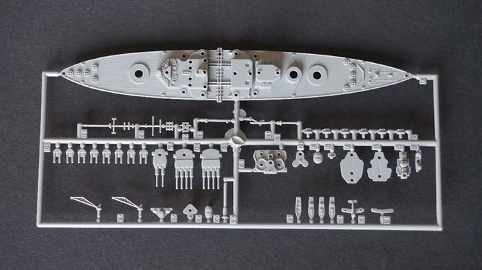 1/1200 HMS Duke of York британський лінкор, серія Model Set з фарбами та клеєм (Revell 65182), збірна модель