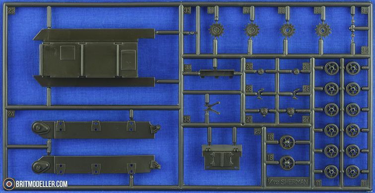 1/72&nbsp;M4A1&nbsp;Sherman американський середній танк (Revell 03290), збірна модель