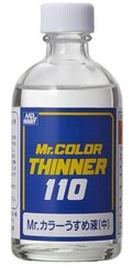 Растворитель Mr.Color Thinner для нитро и сольвентов, 110 мл (Gunze Sangyo T-102)