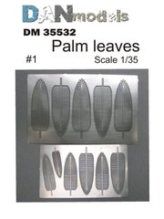 1/35-1/32 Пальмовые листья, металлические фототравленные (DANmodels DM 35532)