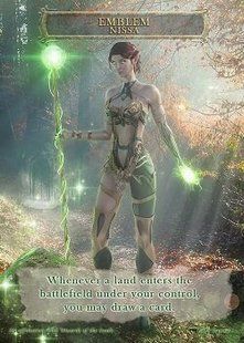Emblem Nissa #2 Token Magic: the Gathering (Токен) GnD Cards