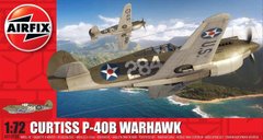 1/72 Curtiss P-40B Warhawk американський винищувач (Airfix 01003B), збірна модель
