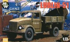 1/72 Lublin-51 грузовик (Military Wheels 7216) сборная модель