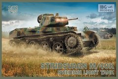 1/72 Stridsvagn m/40K шведский легкий танк (IBG Models 72035) сборная модель