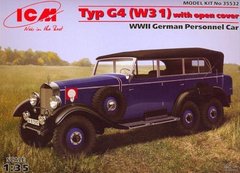 1/35 Немецкий легковой автомобиль Typ G4 (W31) (ICM 35532), сборная модель
