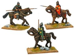 Темные века (Dark Ages) - Tagmatic Kataphraktoi with Kontos (3 Cav Figures) - Crusader Miniatures NS-CM-DAB105