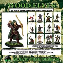 Орда лесных эльфов (Wood Elf Horde) (20 шт) 28 мм, Black Tree Design BLTR-BP1015