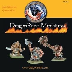 DragonRune Miniatures - Ogre Marauder Command Pack - DRGNRN-DR-322