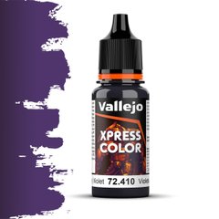 Gloomy Violet Xpress Color, 18 мл (Vallejo 72410), акрилова фарба для Speedpaint, аналог Citadel Contrast