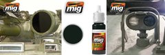 Черный прозрачный, 17 мл (Ammo by Mig A.MIG-095 Crystal smoke) акриловая краска