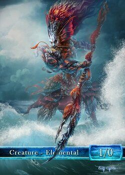 Elemental Blue #4 Token Magic: the Gathering (Токен) GnD Cards