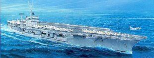 1/350 Авіаносець CVN-68 Nimitz зразка 1975 року (Trumpeter 05605), збірна модель