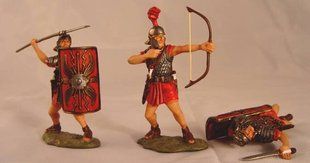 Roman Archer/Wounded Spear Thrower Formerly-37100