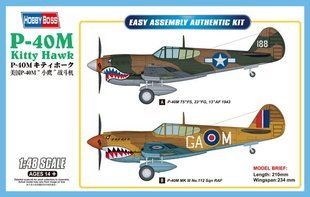 1/48 P-40E Kitty Hawk американский самолет (HobbyBoss 85801) сборная модель