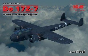 1/48 Dornier Do-17Z-7 німецький нічний винищувач (ICM 48245), збірна модель