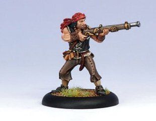 Warmachine Mercenary Privateer Rifleman Sea Dogs Weapon Attachment (Blister pack) - Privateer Press Miniatures PRIV-PIP 41049