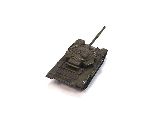 1/100 Танк Т-72Б трофейний Збройних Сил України, готова модель, авторська робота