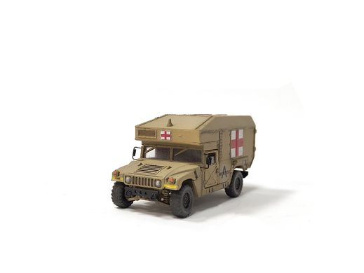 1/72 HMMWV M997 Maxi Ambulance (Hummer, Humvee), варіант №3, готова модель, авторська робота