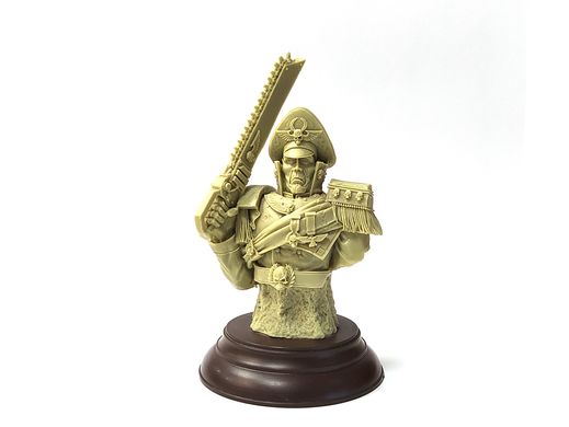 Imperial Guard Commissar Yarrick, бюст (Forge World), смоляной