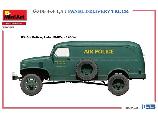 1/35 Автомобіль Chevrolet G506 Panel Delivery Truck (Miniart 38083), збірна модель